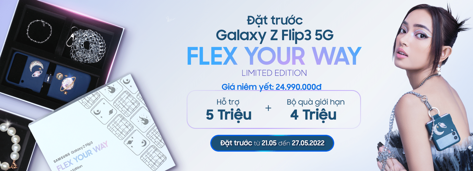 Landingpage Z Flip 3