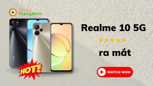 Realme 10 5G chính thức lên kệ: Chip Dimensity 700 đi kèm camera chính 50MP, giá chỉ 4.5 triệu