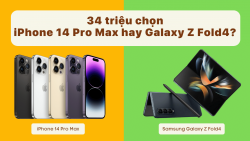 So sánh iPhone 14 Pro Max vs Z Fold4: 34 triệu mua máy nào?