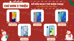 Chỉ với hơn 2 triệu, sở hữu ngay top 5 điện thoại giá rẻ đáng mua cuối năm 2022
