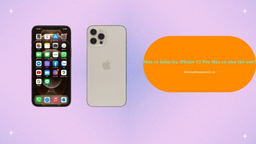 Mua và kiểm tra iPhone 12 Pro Max cũ như thế nào?