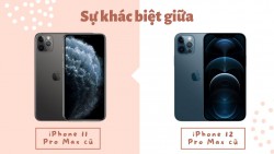 Đánh giá sự khác biệt giữa iPhone 11 Pro Max cũ và iPhone 12 Pro Max cũ