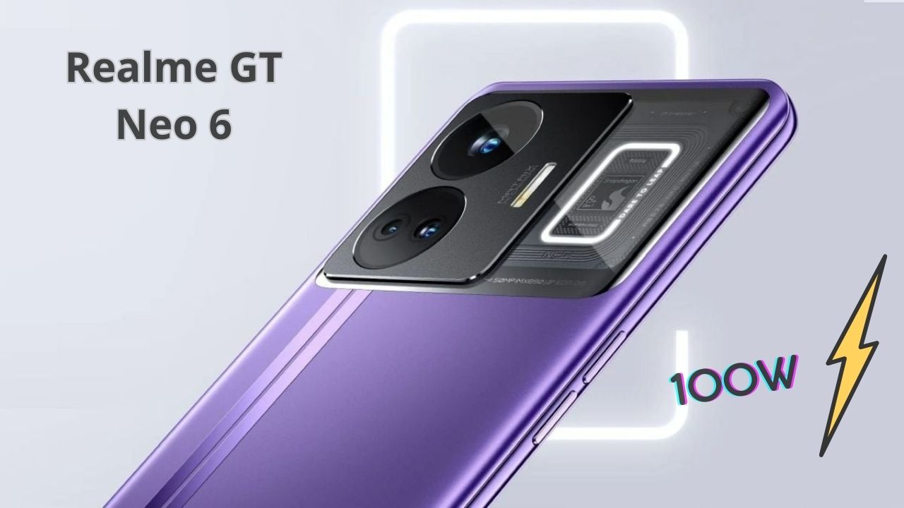 Rò rỉ thông số kỹ thuật Realme GT Neo 6 với sạc nhanh 100W