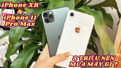 5 Triệu nên mua iPhone XR hay iPhone 11 Pro Max