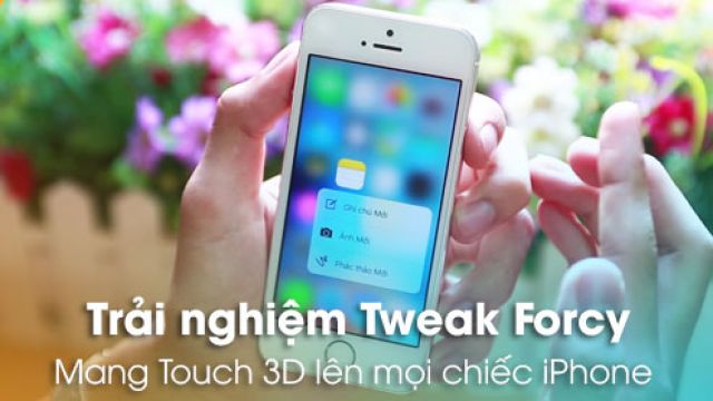 Trải nghiệm Tweak Forcy - Mang Touch 3D lên mọi chiếc iPhone đời cũ - Di Động Thông Minh