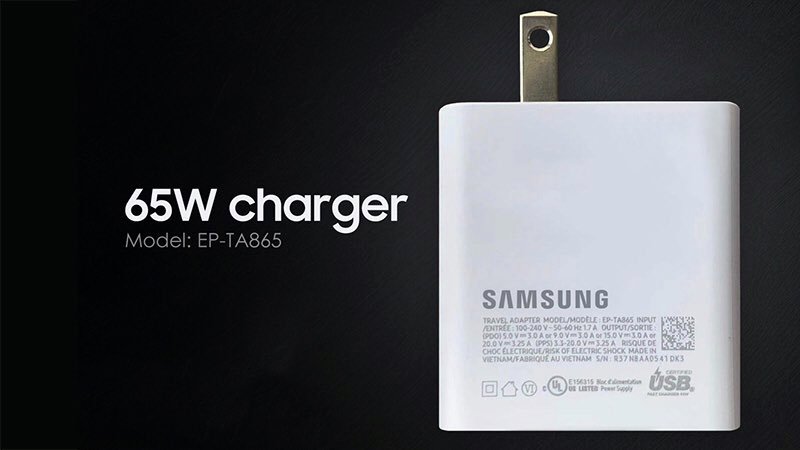 Samsung Galaxy S22 được trang bị công nghệ sạc nhanh 65W