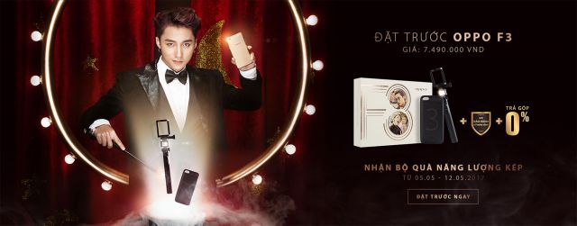 Đặt trước Oppo F3 Chuyên Gia Selfie Kép - Nhận quà tặng lên tới 2 triệu đồng - Di Động Thông Minh