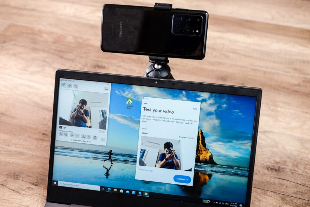 Biến điện thoại thành webcam cho máy tính - Di Động Thông Minh