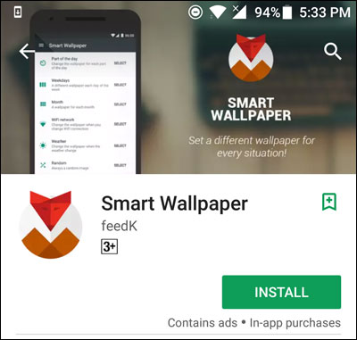 Hình nền thay đổi theo wifi!! - Di Động Thông Minh
