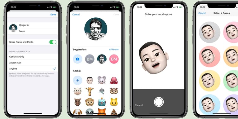 Cách chọn ảnh tiểu sử và tên hiển thị cho iMessage trên iOS 13