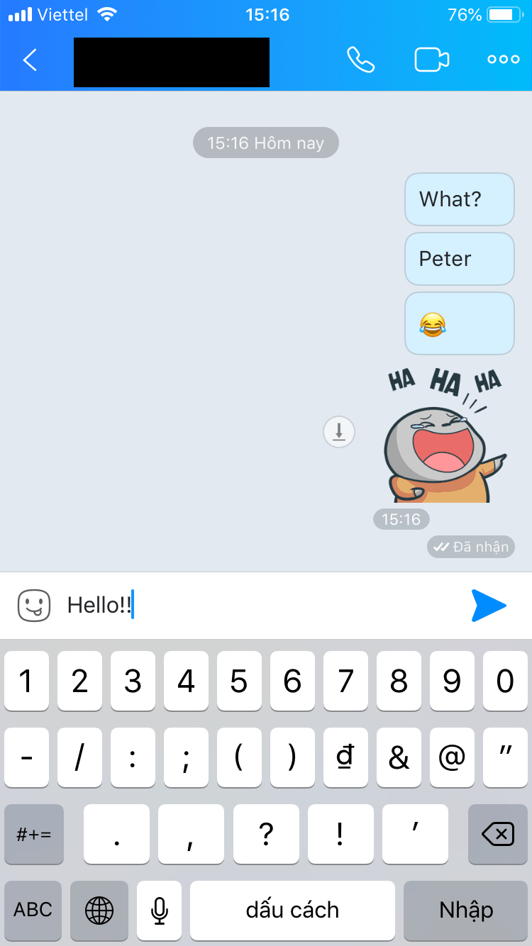 Cách đổi font chữ Zalo khi chat trên iPhone - Di Động Thông Minh