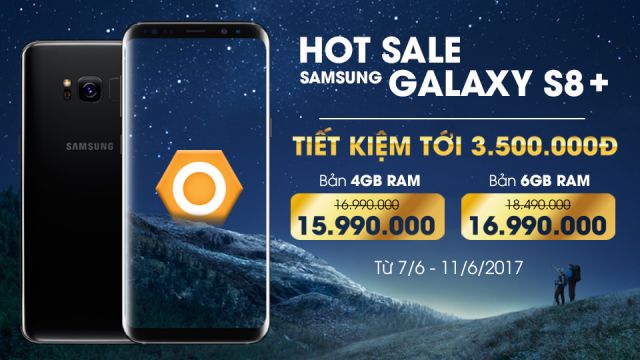 Hot sale Samsung Galaxy S8 Plus - Tiết kiệm lên tới 3.500.000đ - Di Động Thông Minh