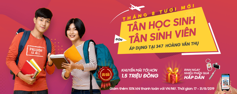 Khuyến mãi chào đón tân học sinh - sinh viên tại 347 Hoàng Văn Thụ - Di Động Thông Minh