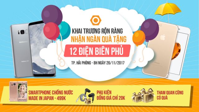 Tưng bừng khai trương Di Động Thông Minh Hải Phòng - Smartphone giá 499K, tham quan cũng có quà - Di Động Thông Minh