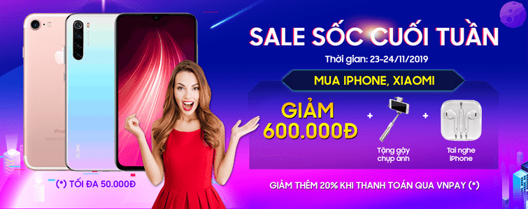 Sale sốc cuối tuần : iPhone | Xiaomi giảm 600.000đ - Di Động Thông Minh