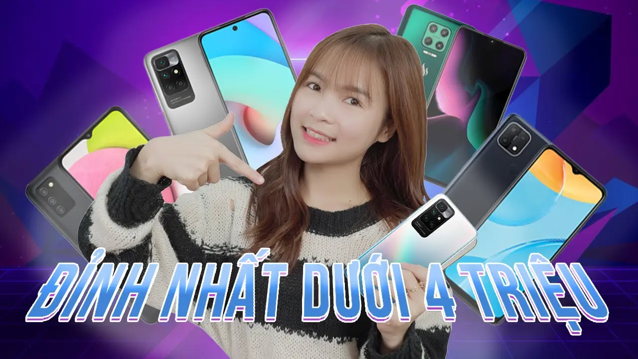 Top điện thoại dưới 4 triệu chính hãng đáng mua nhất 2021| Cái thứ 4 cháy hàng!