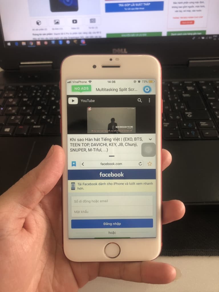 Thủ thuật chia đôi màn hình, truy cập cùng lúc hai trang web bằng Multitasking Split Screen (IOS) - Di Động Thông Minh