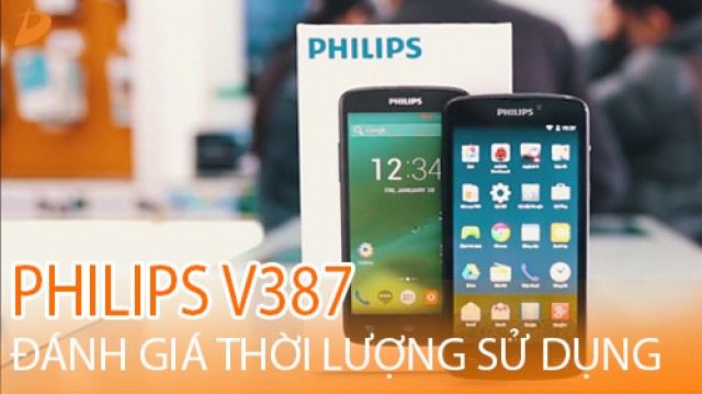 Dung lượng pin 4.400mAh trên Philips V387- liệu có đáp ứng nhu cầu sử dụng hay không?! - Di Động Thông Minh