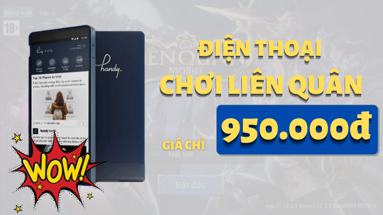 Điện thoại chơi Liên Quân giá 950.000đ: RAM 2GB, hàng 