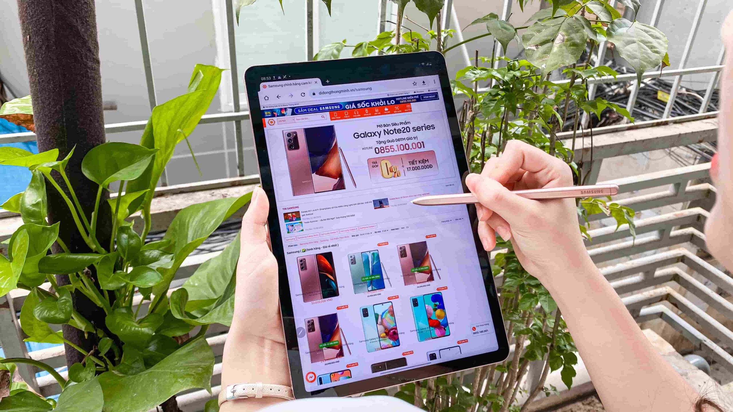 Trên tay Galaxy Tab S7 - cải tiến hiệu suất làm việc tối đa