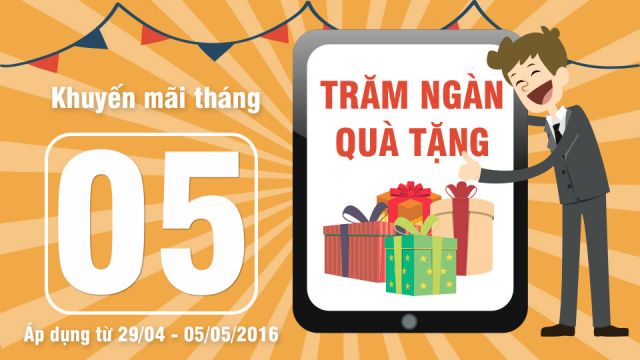 Khuyến mại mừng đại lễ 30/4 - 1/5: Nô nức cờ hoa, Tưng bừng giảm giá - Di Động Thông Minh