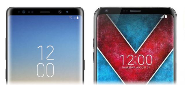 Màn hình POLED trên LG V30 và AMOLED của Galaxy Note 8 khác nhau thế nào? - Di Động Thông Minh