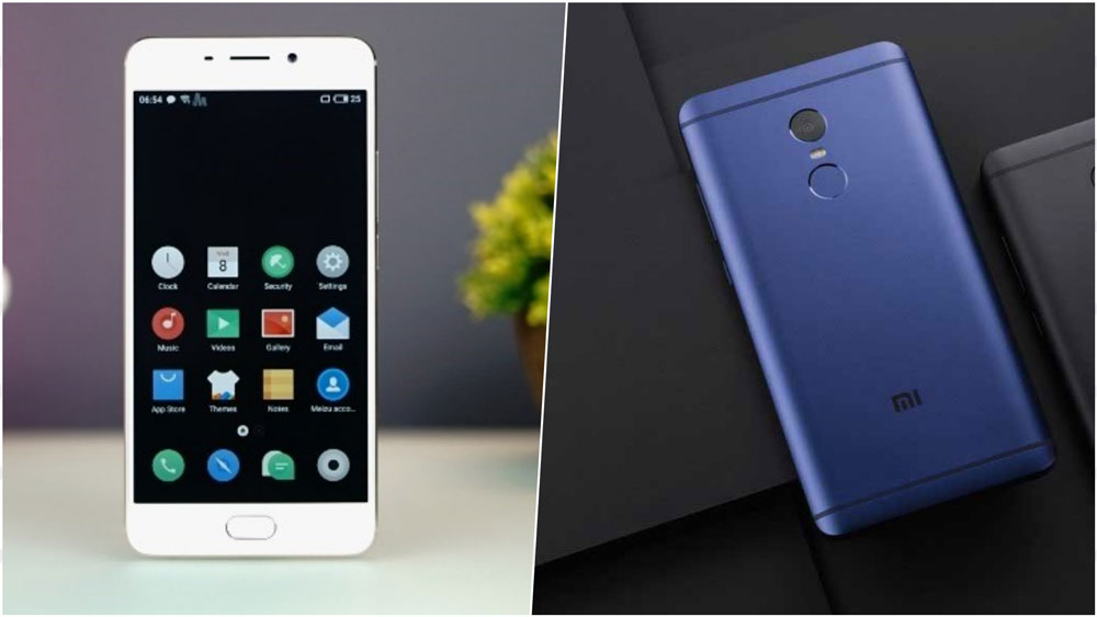 so sánh Meizu M6 Note và Xiaomi Redmi Note 4X