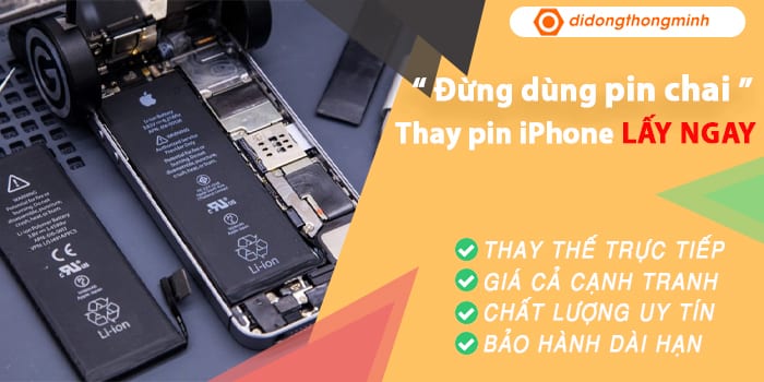 Khi nào nên thay pin iPhone, Pin iPhone nào tốt nhất năm 2020 - Di Động Thông Minh