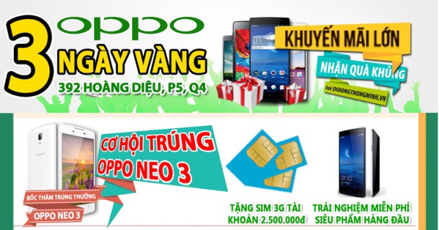 Khuyến mại Shock - Mừng di động thông minh tròn 1 tuổi - Di Động Thông Minh