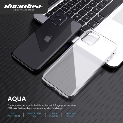 Ốp Lưng ROCKROSE Aqua iPhone 11 Clear Chính Hãng