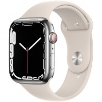 Apple Watch Series 7 45mm 4G Viền thép dây cao su | Chính hãng VN/A