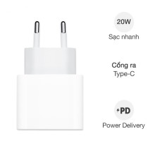 Củ Sạc Nhanh Apple Type C 20W PD - Chính hãng