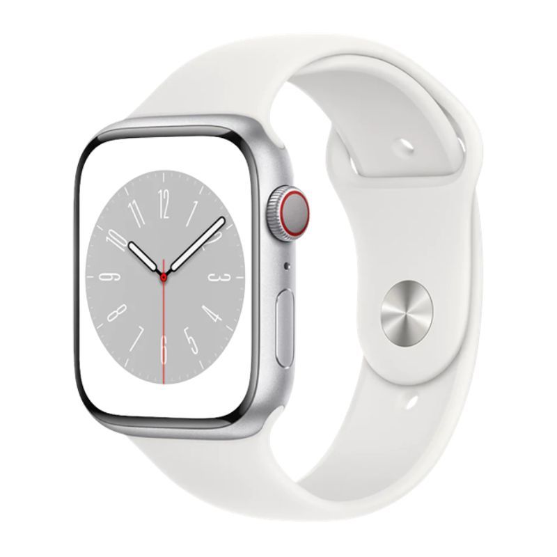 Apple Watch Series 8 GPS 45mm Viền nhôm dây cao su | Chính hãng VN/A