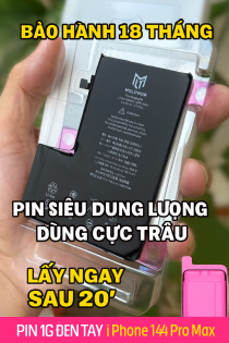 Thay Pin iPhone Molithor 14 Pro Max/ 14 Pro/ 14 Plus/ 14 Dung Lượng Cao