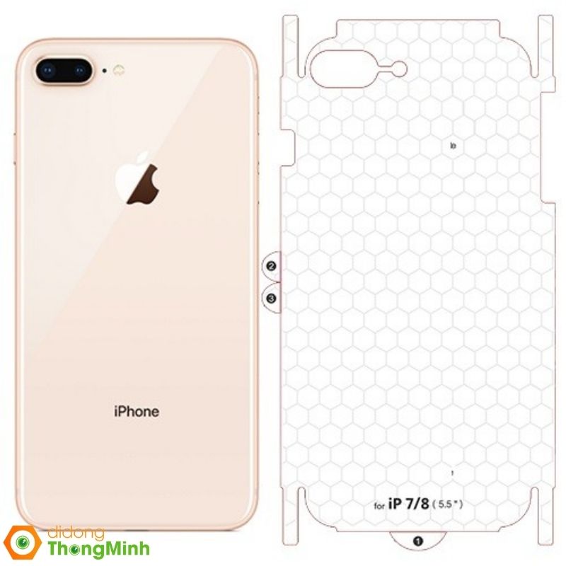 Miếng dán Carbon iPhone full viền vân kẻ sọc - Giá siêu rẻ