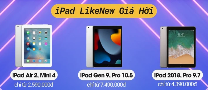 iPad Air 2 Giá Rẻ Như Cho