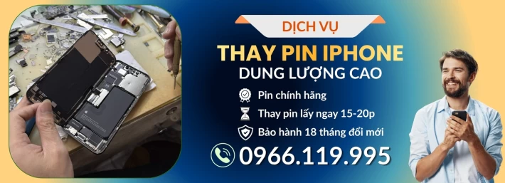 Thay pin iphone dung lượng cao