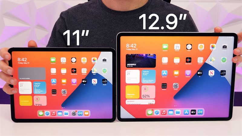 Nên chọn màn hình iPad Pro 11 inch hay 12.9 inch?