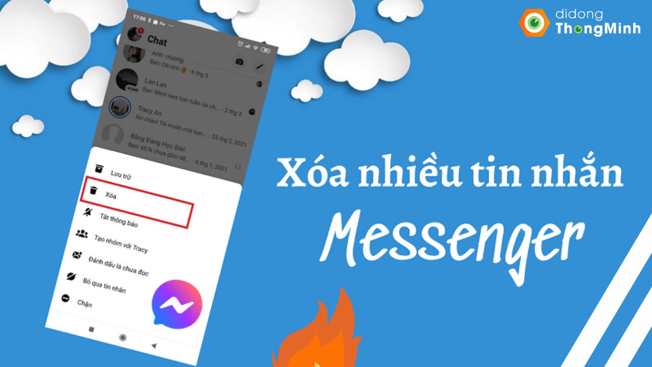 Cách xoá tin nhắn trên Messenger nhanh chóng - Thiết bị vệ sinh công nghiệp  Palada
