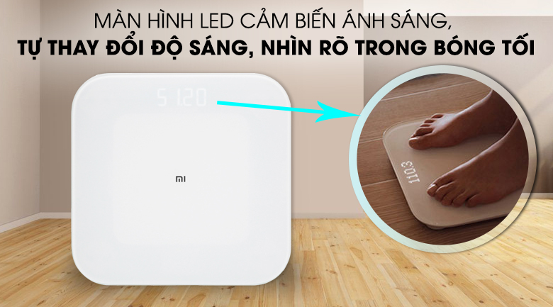 Thiết kế cân Xiaomi Scale 2