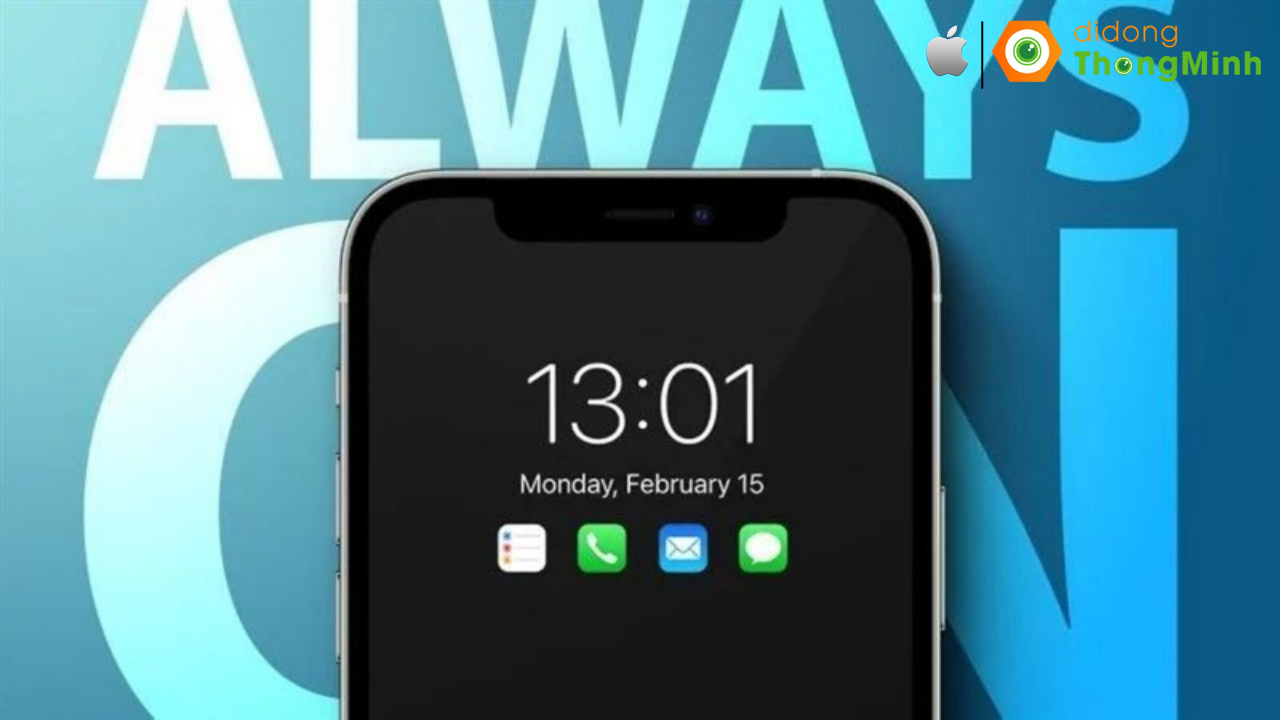 iPhone 14 Pro có thể được trang bị tính năng Always on display 