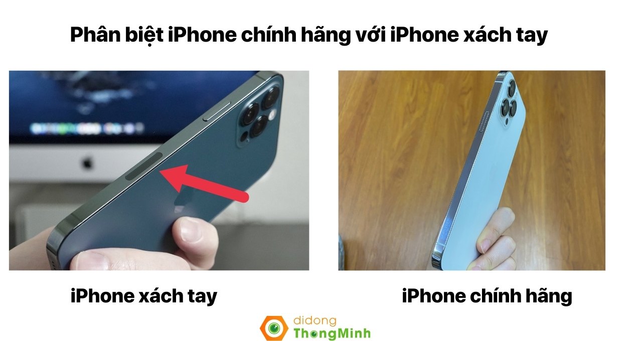 Phân biệt iPhone chính hãng và iPhone xách tay dựa trên hình thức