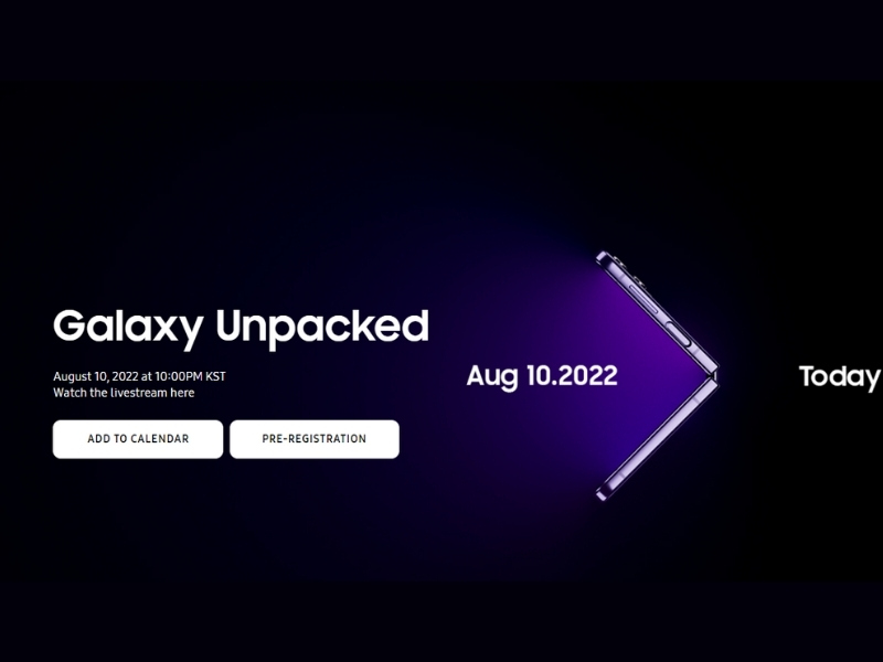 Sự kiện Samsung Galaxy Unpacked ngày 10/8 