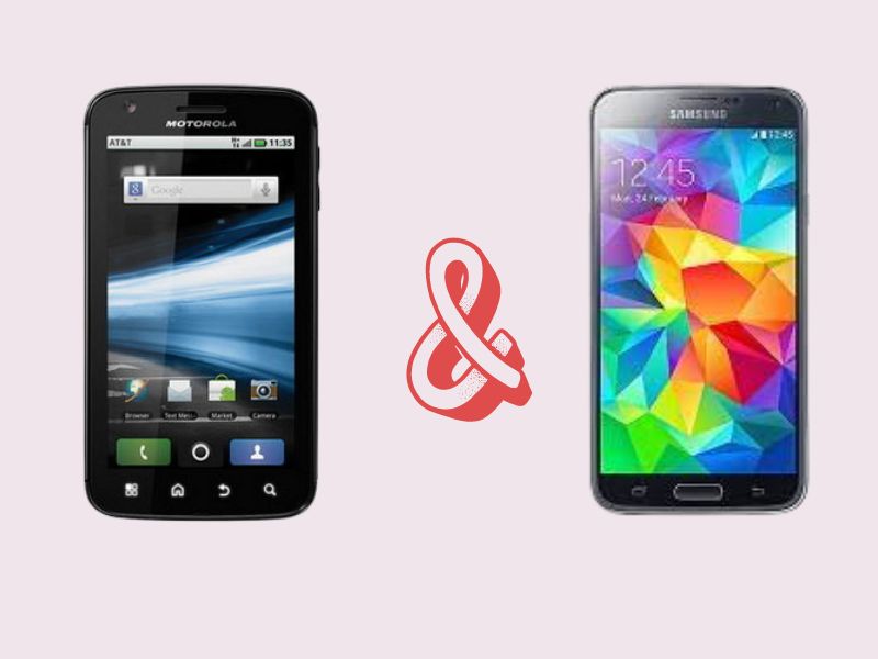 Motorola Atrix (2011) và Galaxy S5 (2014) là hai sản phẩm chào sân thành công cho trường phái cảm biến đặt tại mặt sau