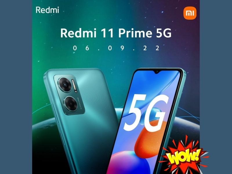 Redmi 11 Prime 5G sẽ ra mắt vào ngày 6/9