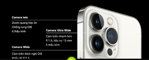 Camera iPhone 13 Pro Max có khả năng chụp ảnh ở chế độ tự động