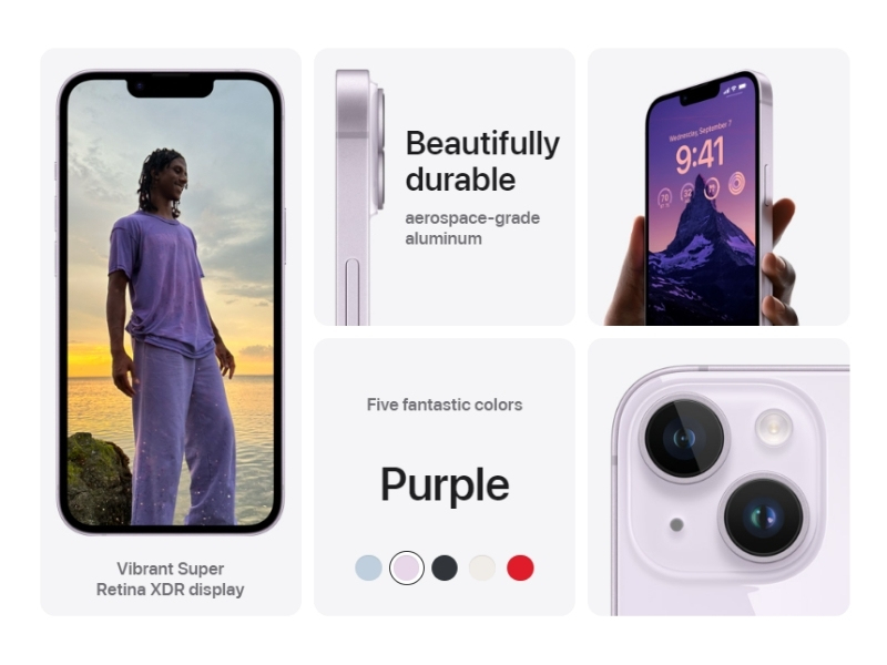 iPhone 14 256GB chính hãng sở hữu thiết kế tương tự iPhone 13 series 