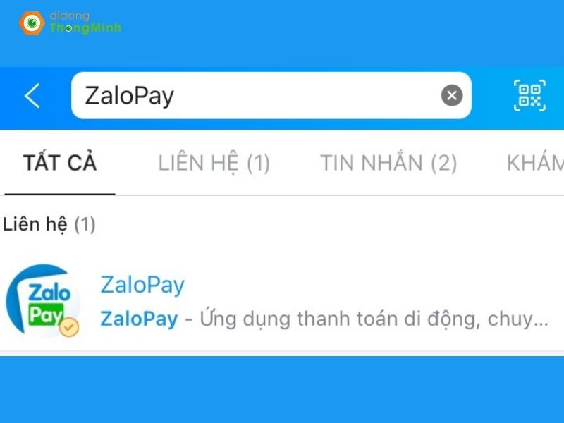 Cách cài đặt Zalo Pay