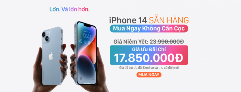 Giá iPhone 14 chính hãng