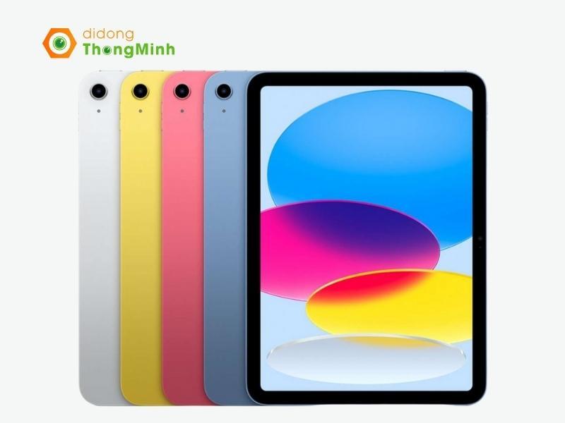 iPad Gen 10 64Gb 2022 có sẵn bốn tùy chọn màu
